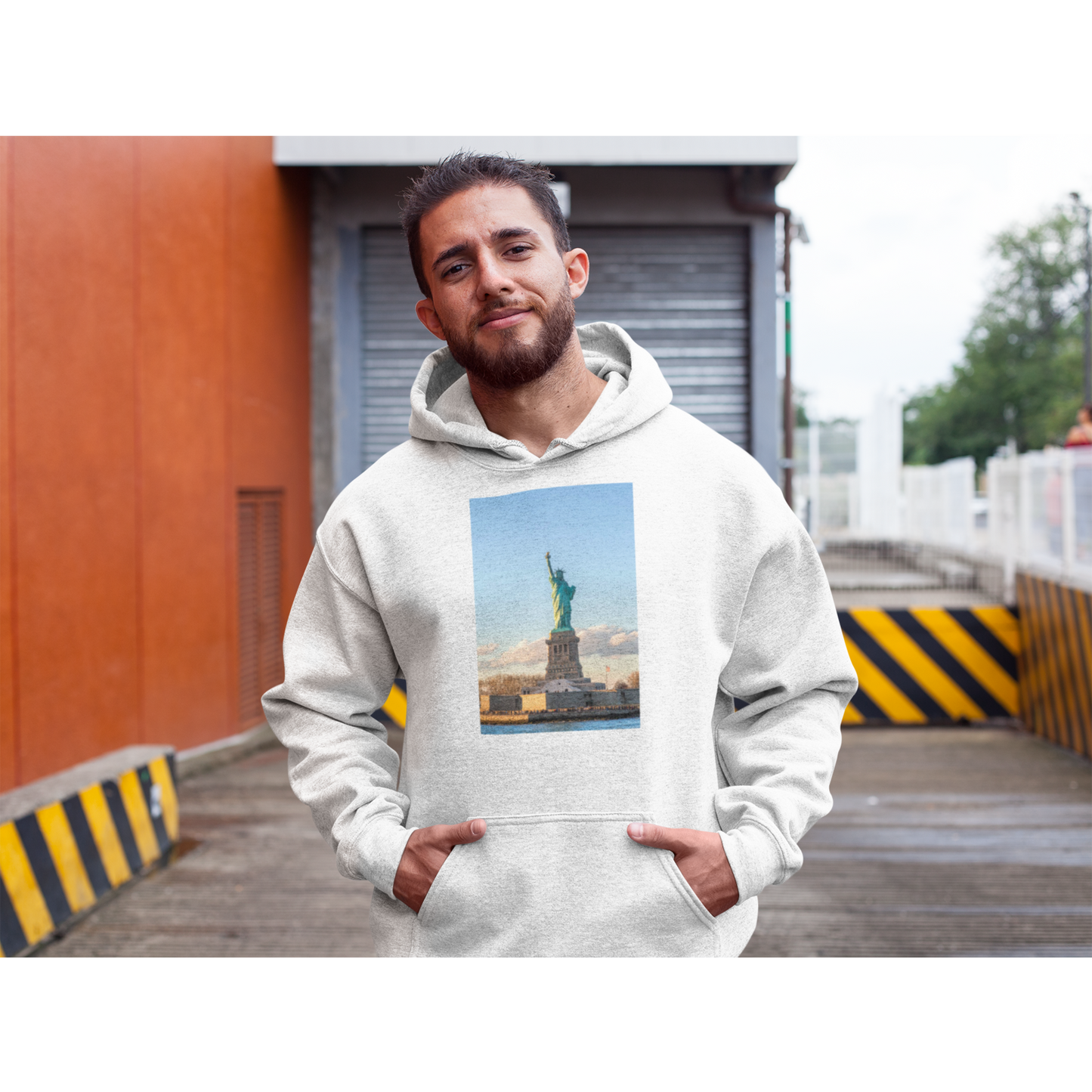 Sudadera con capucha para hombre